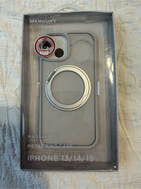 3 for$5✨Merkury Metal Ring Case Magsafe Phone Case for iPhone 13/14/15
